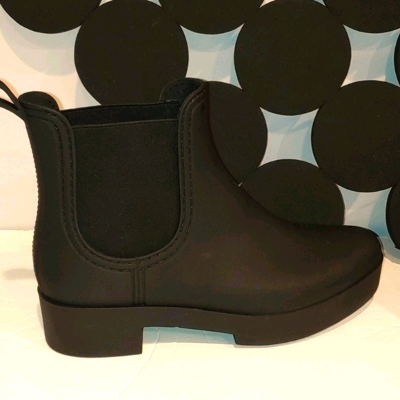 Jeffrey Campbell Black Rain Boots...Size Various - Picture 2 of 6